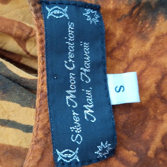 Silver Moon Creations Maui Babydoll Academia W/Pockets Mini Dress Size S - Picture 11 of 14